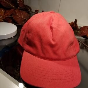Red baseball cap